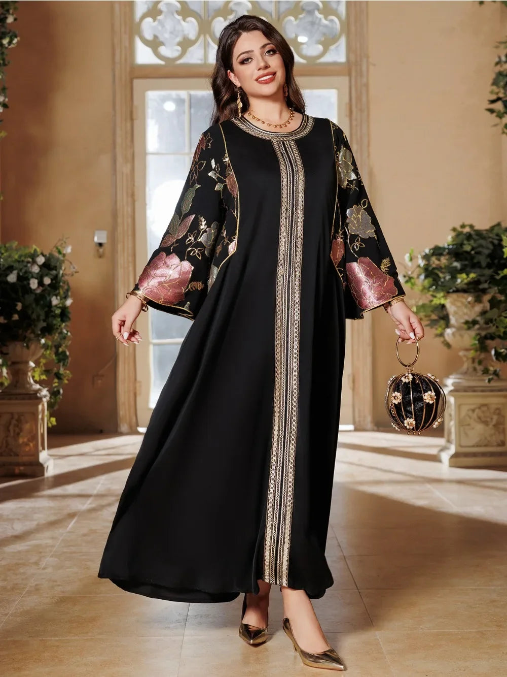 Robe Djellaba Verte