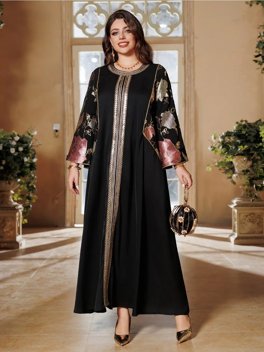 Robe Djellaba Verte
