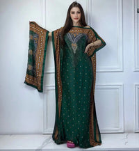 Thumbnail for Djellaba Femme Verte