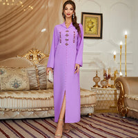 Thumbnail for Djellaba Marocaine Violet