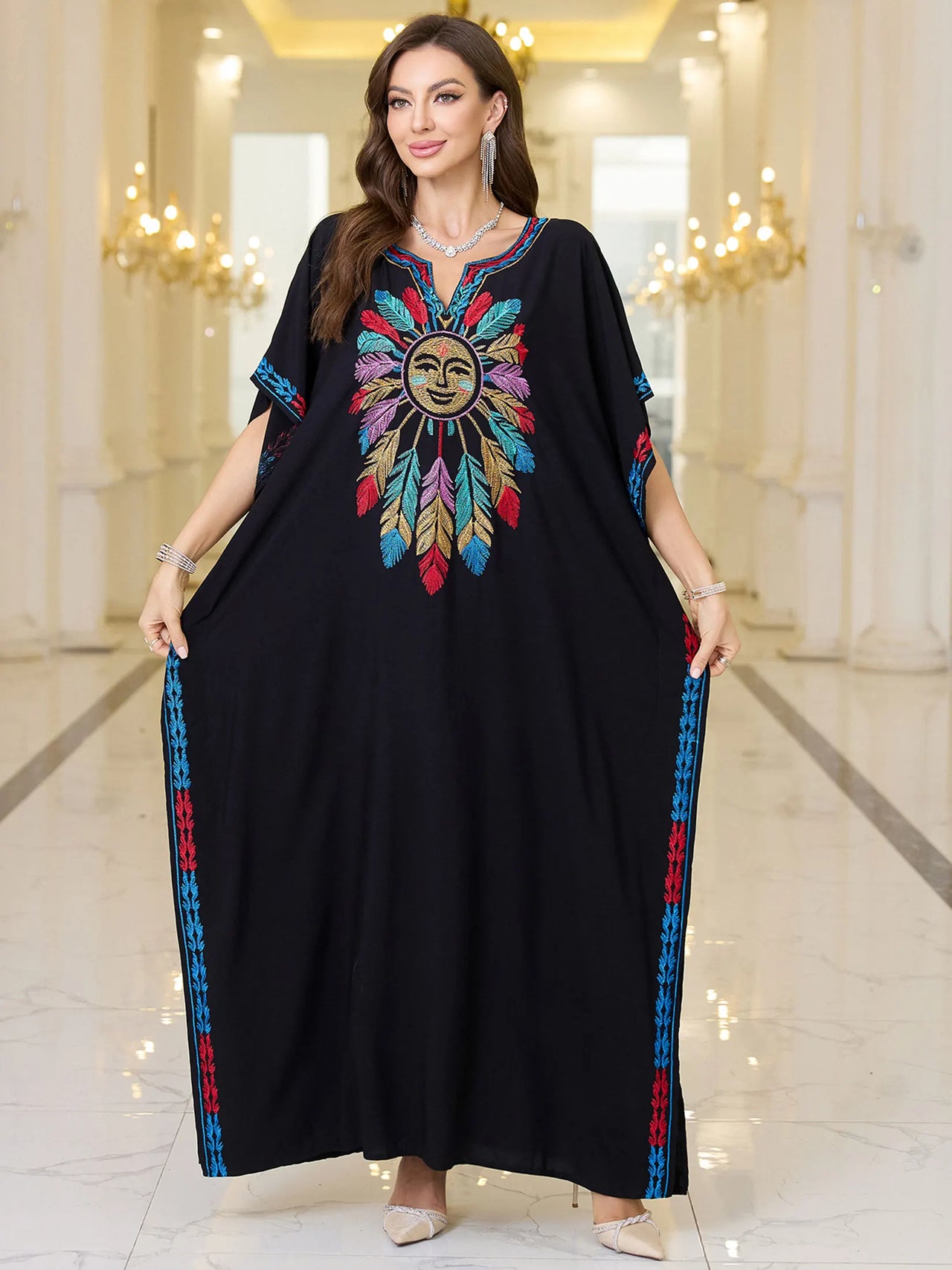 Djellaba Noir Tunisienne