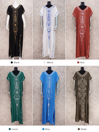 Thumbnail for Gandoura marocaine Bleue