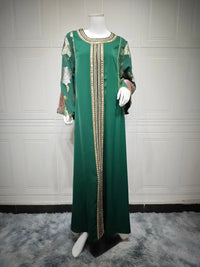 Thumbnail for Robe Djellaba Verte