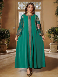 Thumbnail for Robe Djellaba Verte