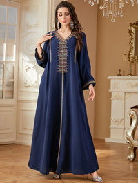 Thumbnail for Djellaba Capuche Femme Orientale