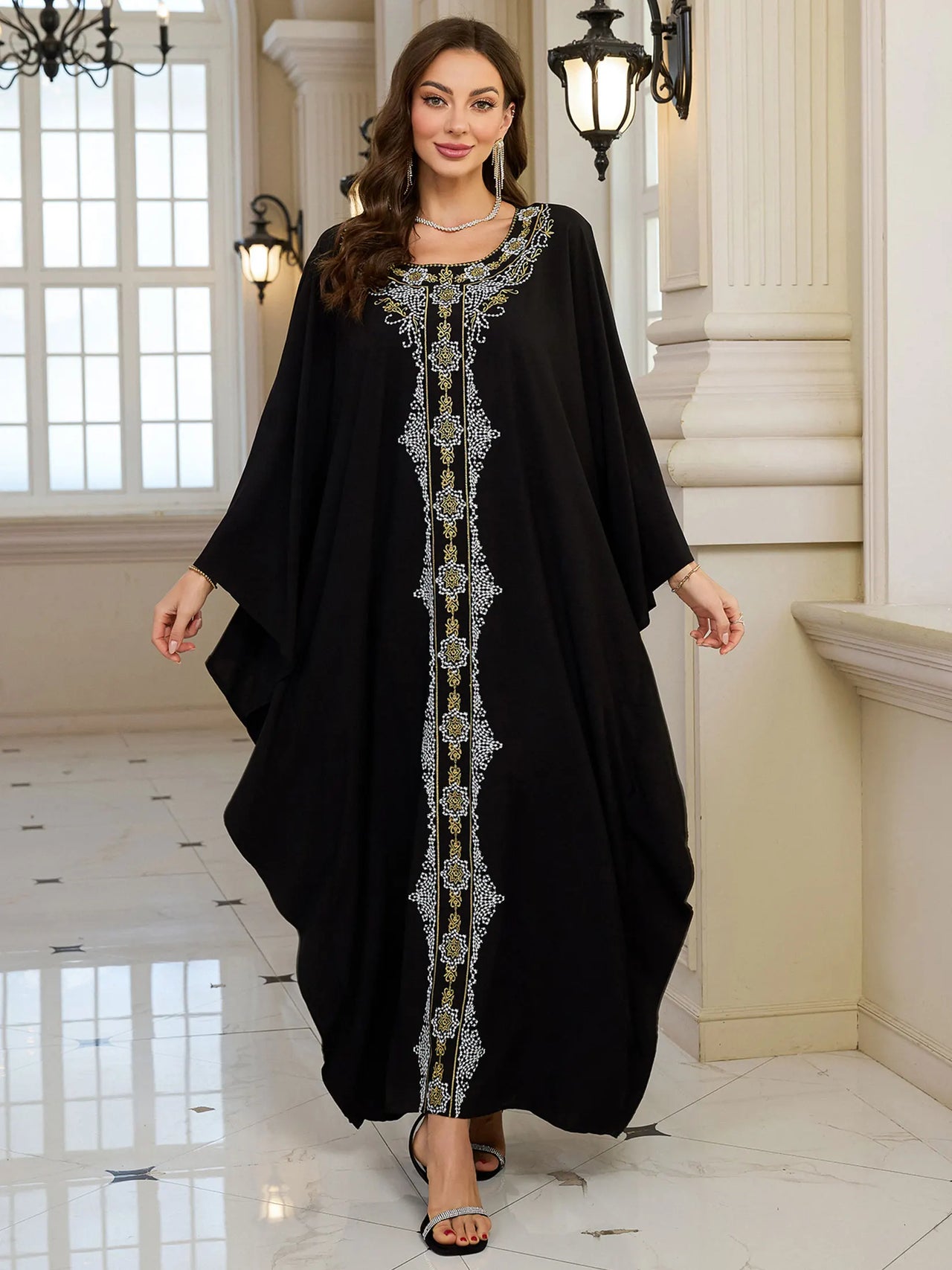 Djellaba Noir Tunisienne