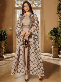 Thumbnail for Djellaba Femme Moderne Grise