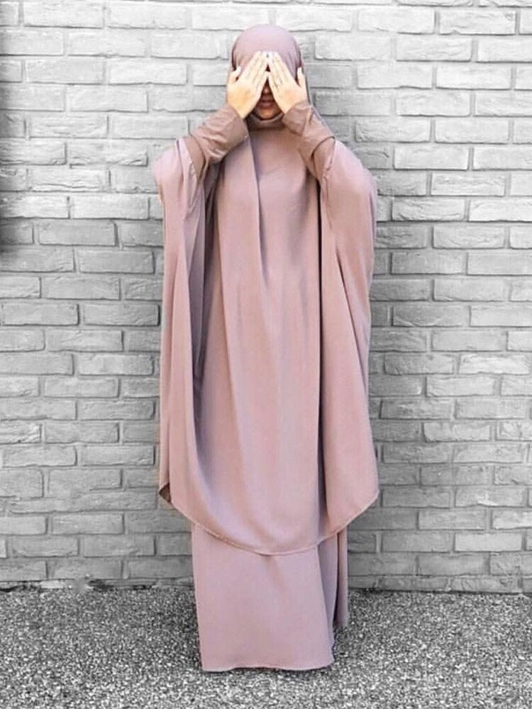 Abaya Khimar Rose