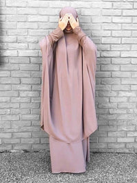 Thumbnail for Abaya Khimar Rose