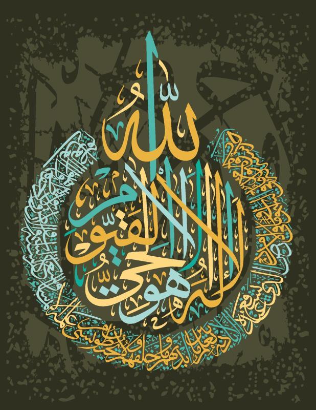 Tableau Calligraphie Islamique