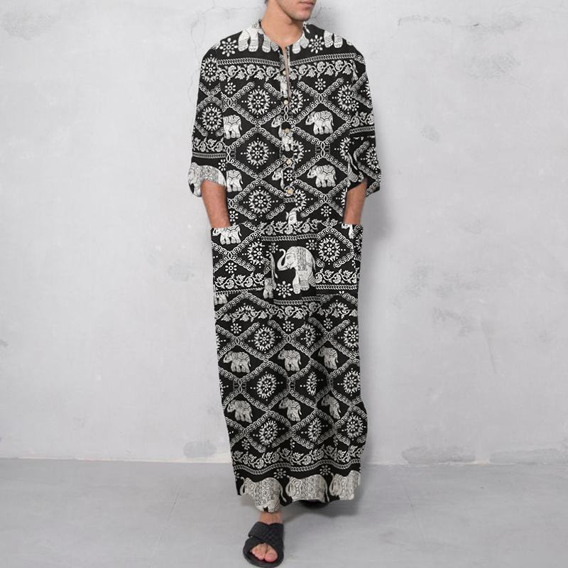 Djellaba Moderne Pour Homme Coton