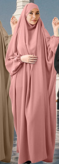 Thumbnail for Abaya voile integré Robe