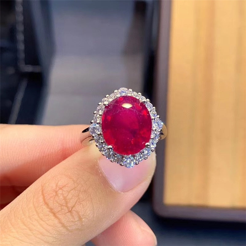 Bague de fiançailles en argent