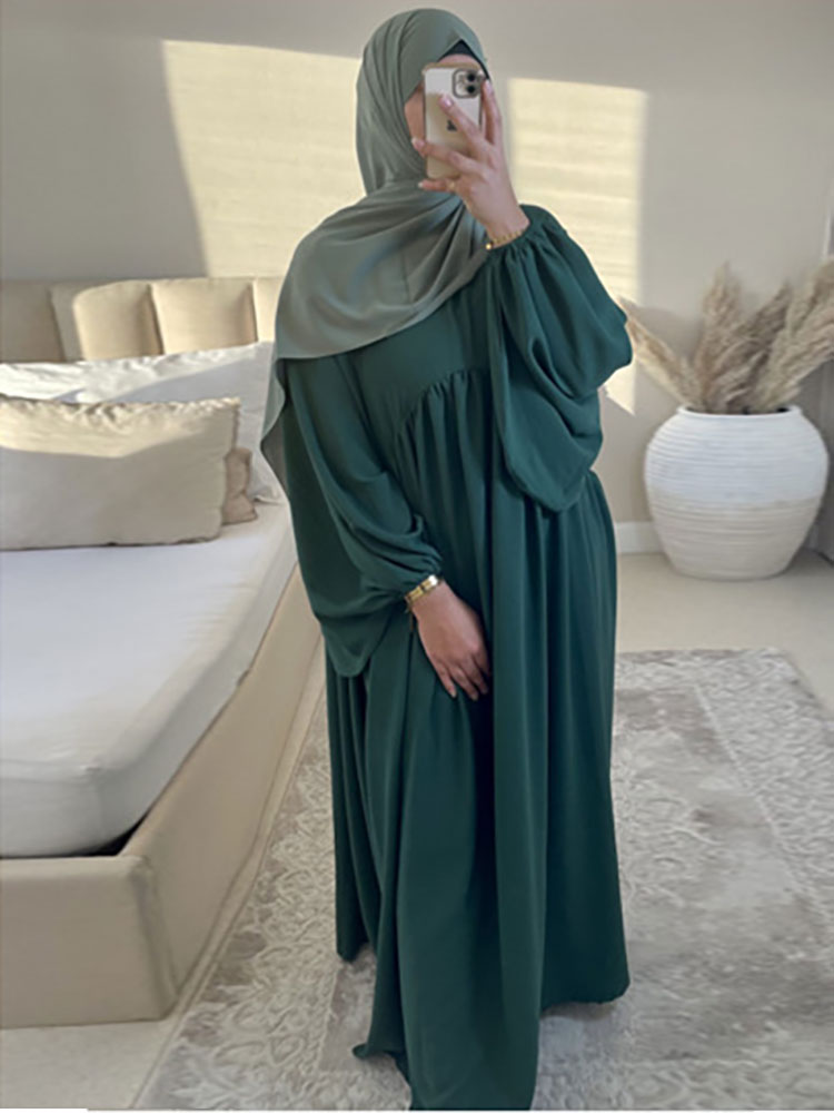 Abaya Manche Bouffante