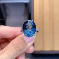 Thumbnail for Bague bleu naturelle