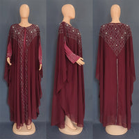 Thumbnail for abaya rouge femme arabe