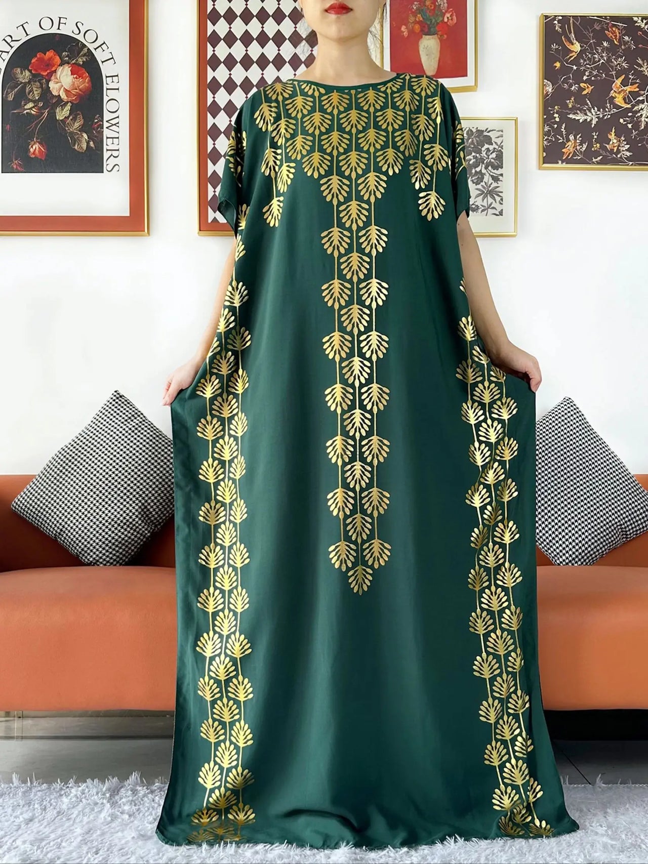 Djellaba Maroc Bleu
