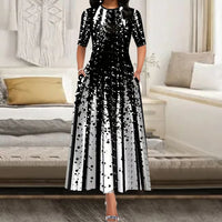 Thumbnail for Djellaba Noir et blanc Tunisienne