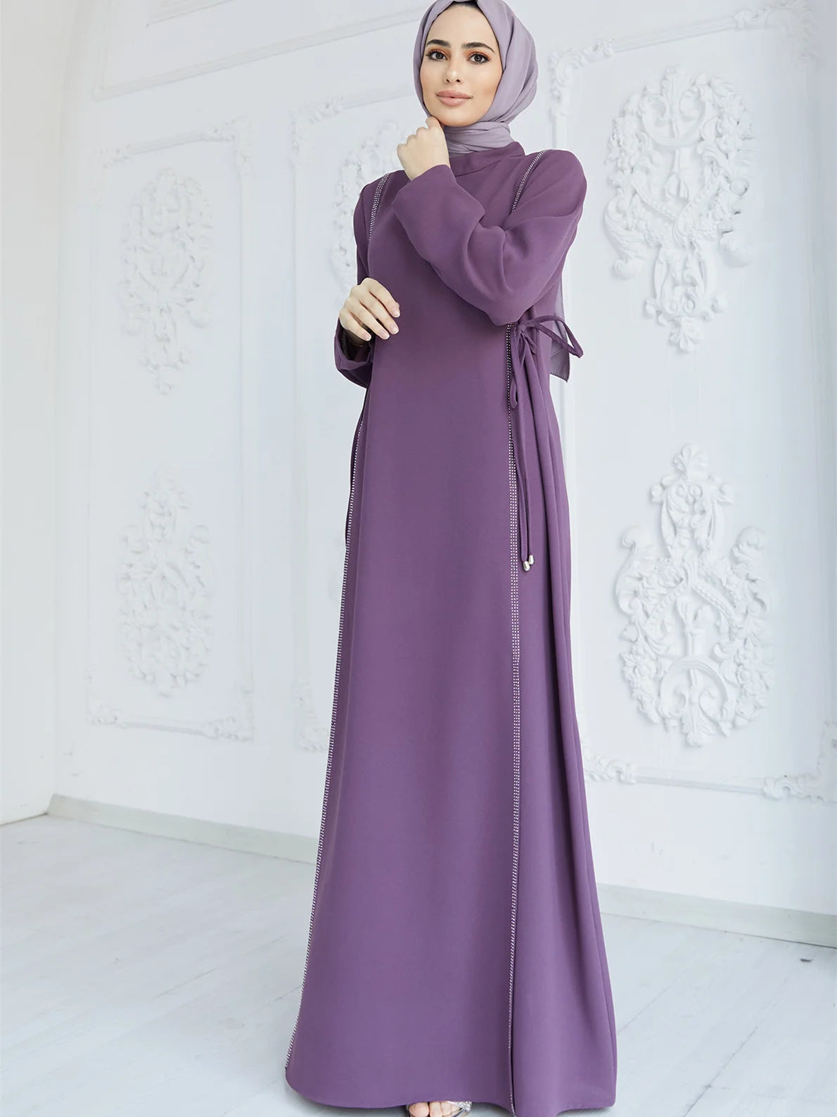 Djellaba Bleu a Capuche