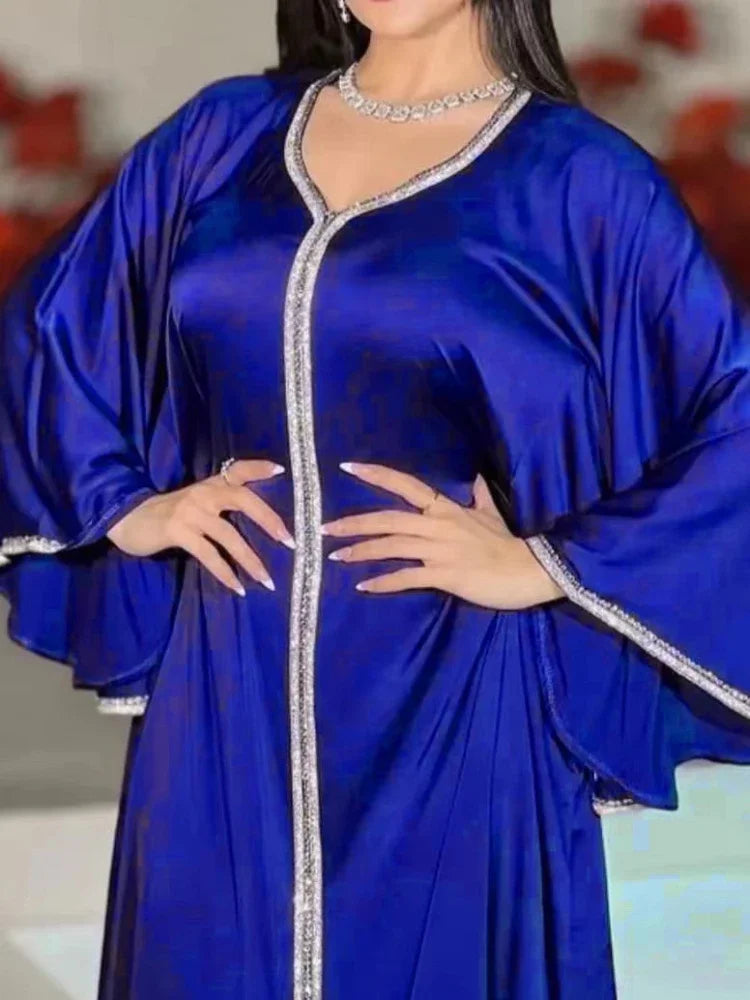 Djellaba a Capuche Violet
