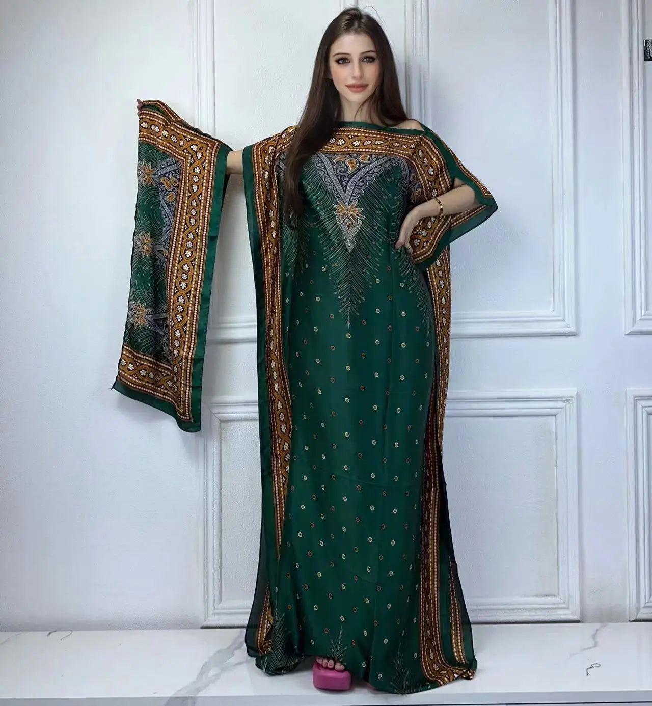 Djellaba Femme Verte