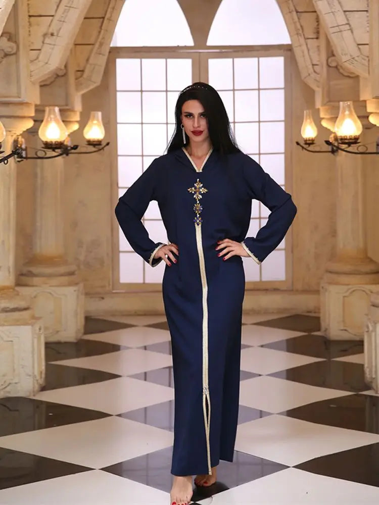 Djellaba Noir Femme