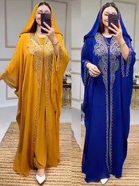 Thumbnail for Djellaba a capuche Rouge