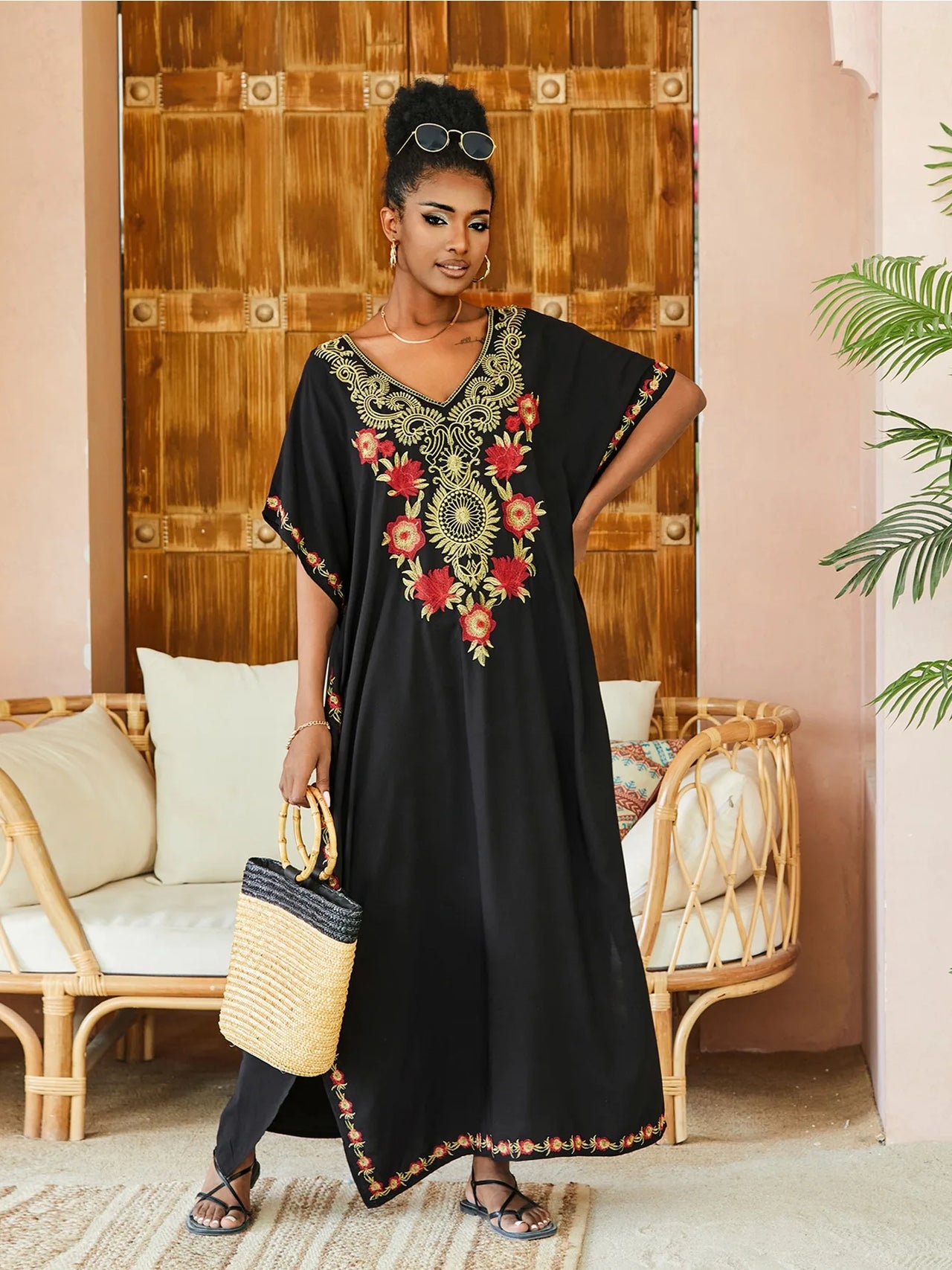 Djellaba Noir Tunisienne