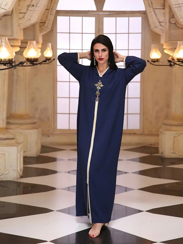 Djellaba Noir Femme