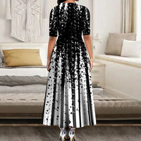 Thumbnail for Djellaba Noir et blanc Tunisienne