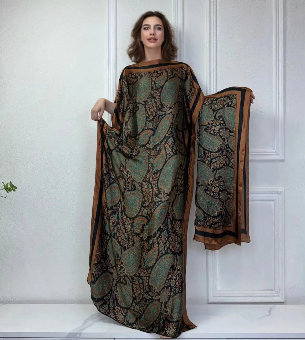 Djellaba Femme Verte