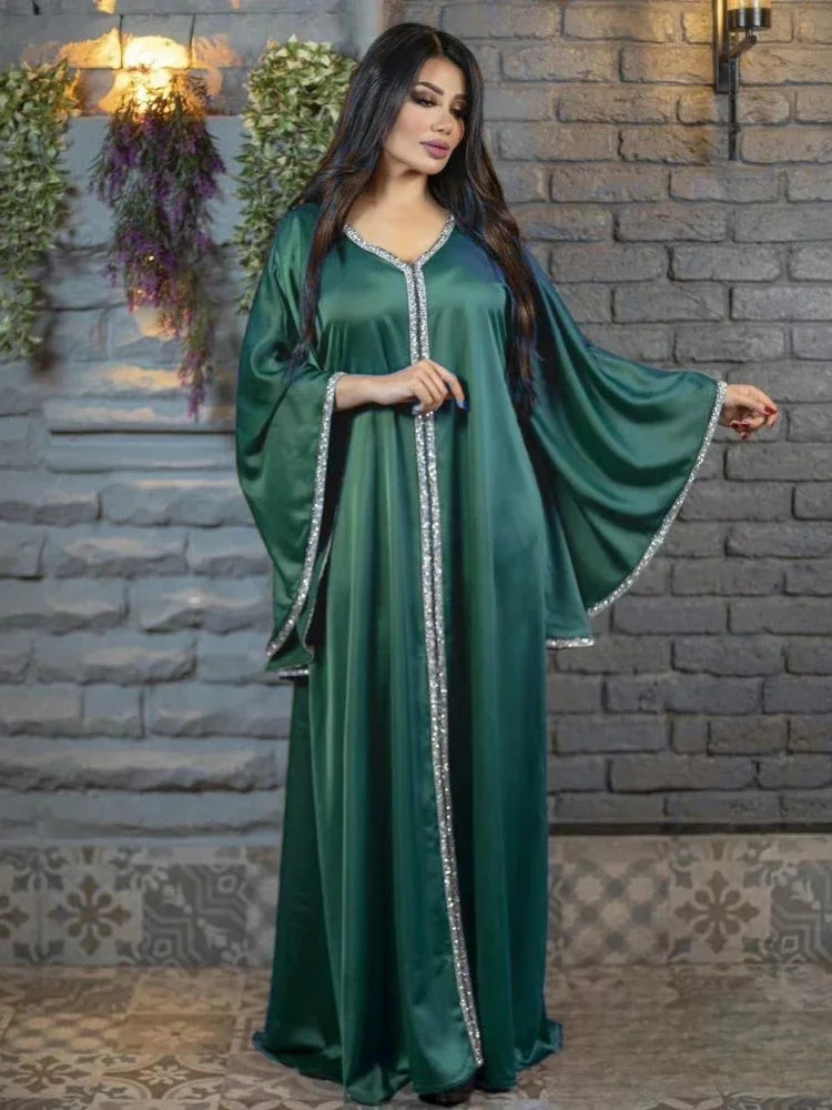 Djellaba a Capuche Violet