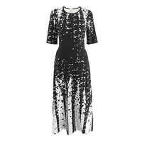 Thumbnail for Djellaba Noir et blanc Tunisienne
