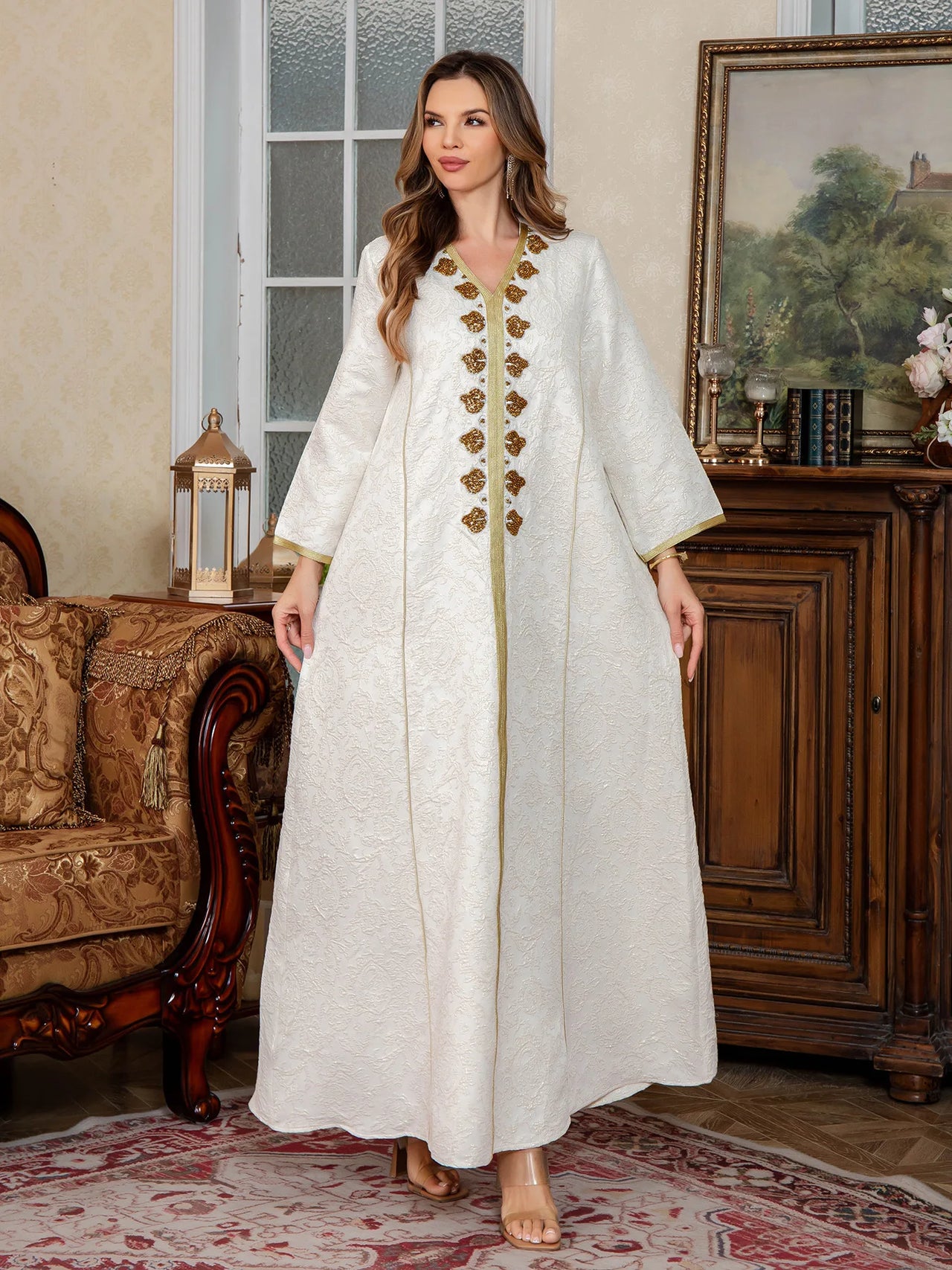 Djellaba Femme Tunisienne Rose