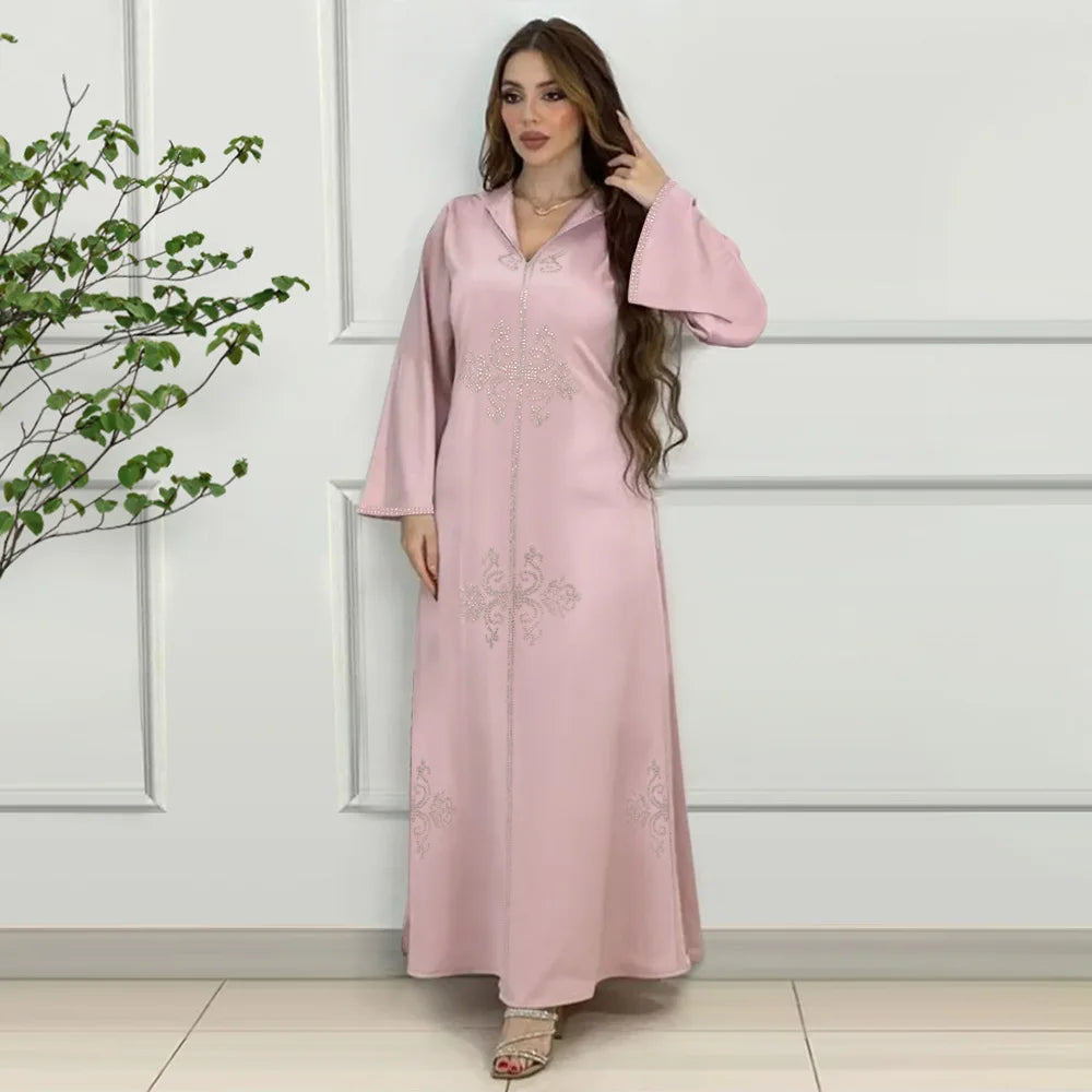 Djellaba Femme Rose