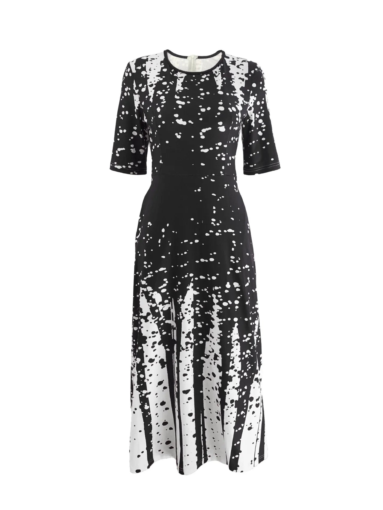 Djellaba Noir et blanc Tunisienne