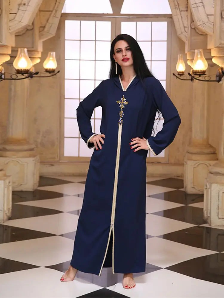 Djellaba Noir Femme