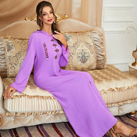 Thumbnail for Djellaba Marocaine Violet