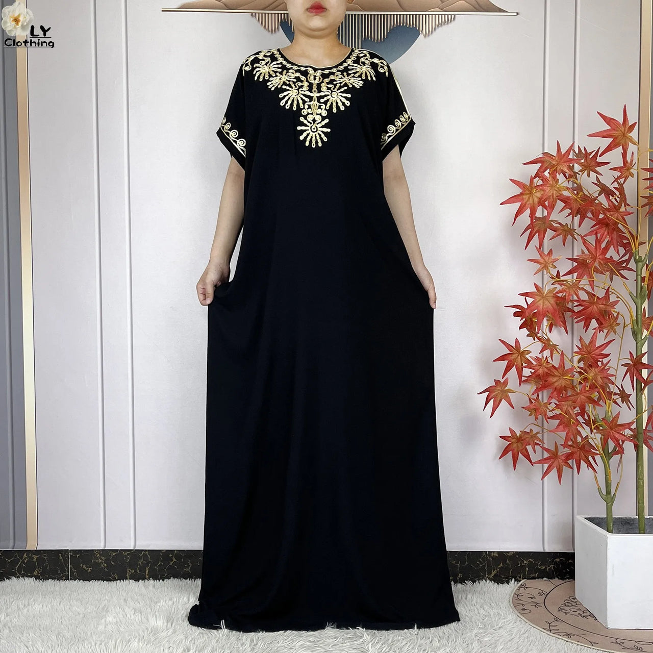 Djellaba Femme Classique Noir