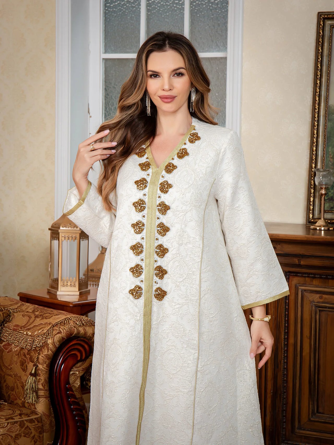 Djellaba Femme Tunisienne Rose