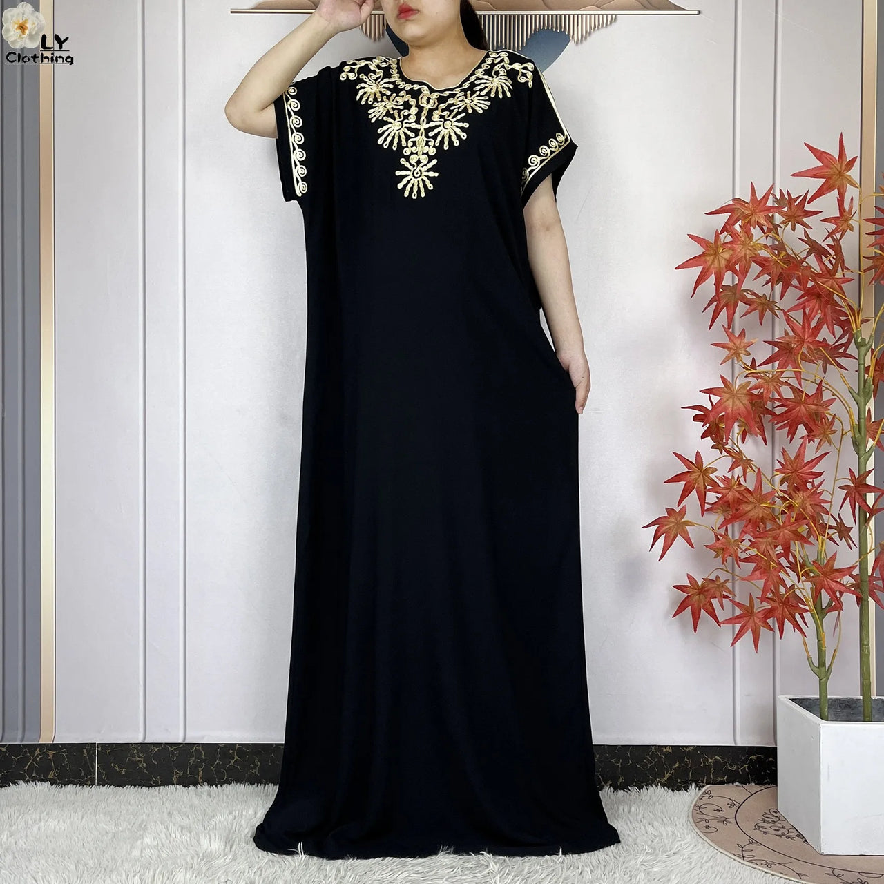 Djellaba Femme Classique Noir