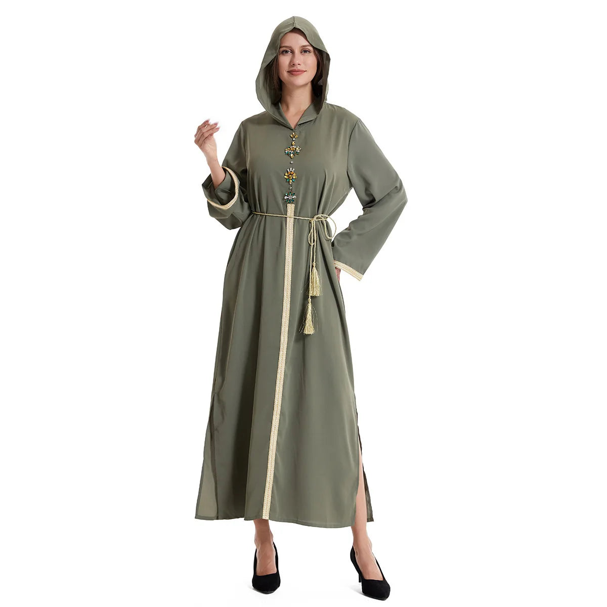 Djellaba a Capuche Orientale