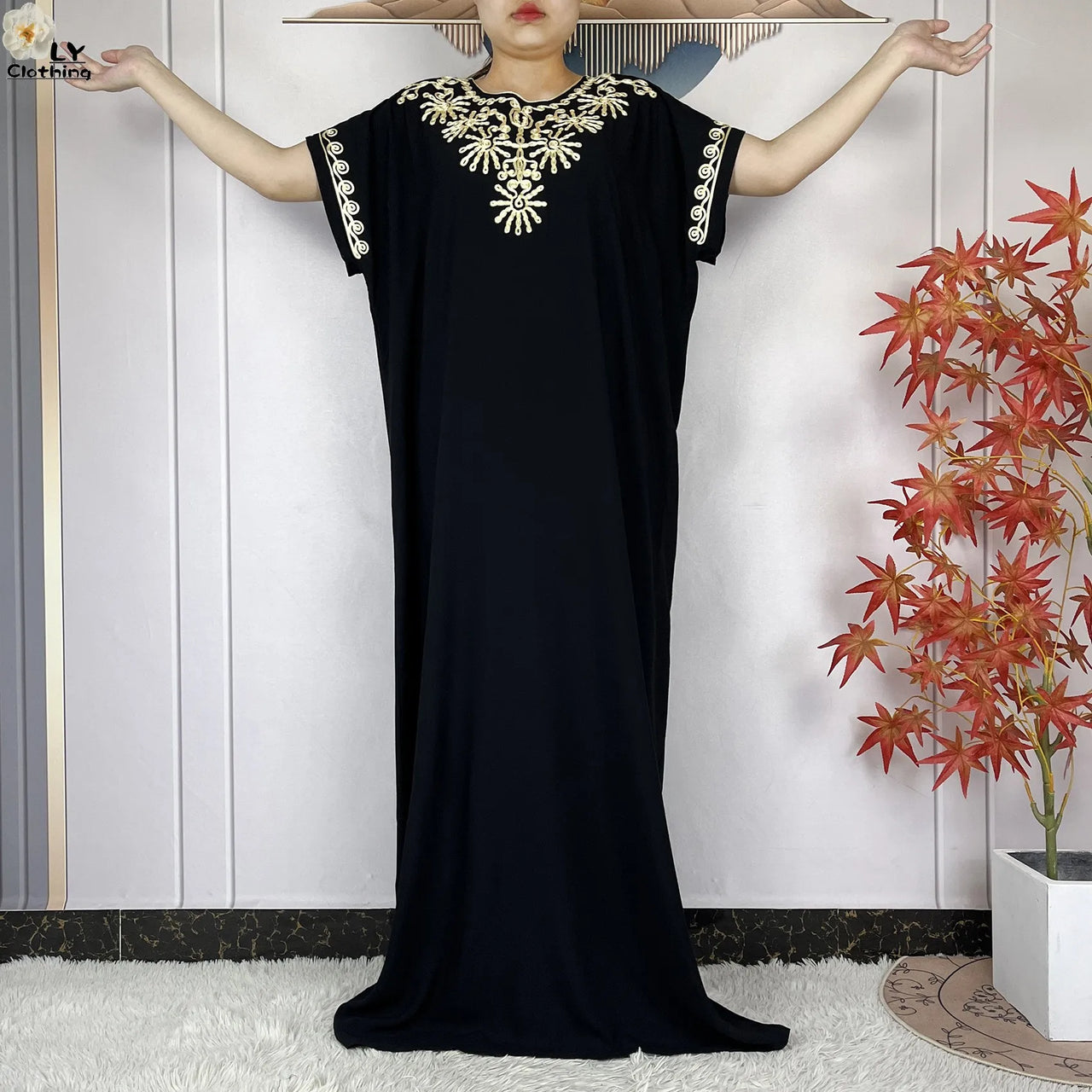 Djellaba Femme Classique Noir