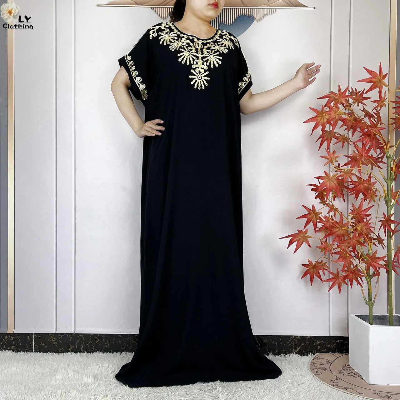 Djellaba Femme Classique Noir