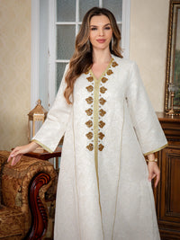 Thumbnail for Djellaba Femme Tunisienne Rose