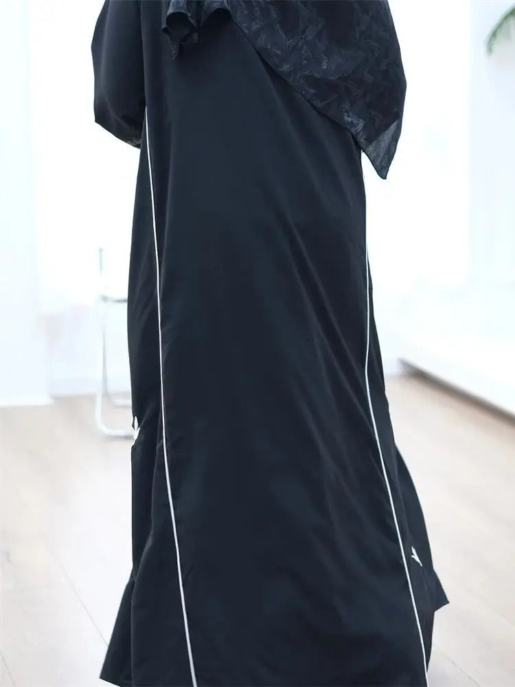 Abaya Kimono Noir Orientale