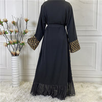 Thumbnail for Abaya Kimono Dubai Noir