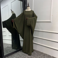 Thumbnail for abaya orientale vert arabe miltiaire
