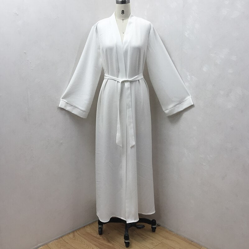 Abaya Kimono Blanche