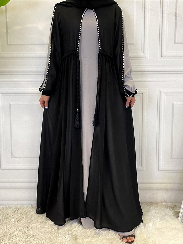 abaya grise fashion